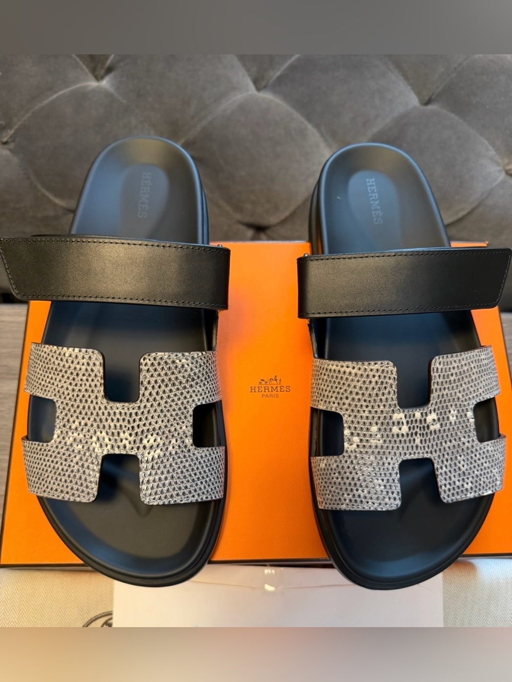 HERMES CHYPRE OMBRE LIZZARD